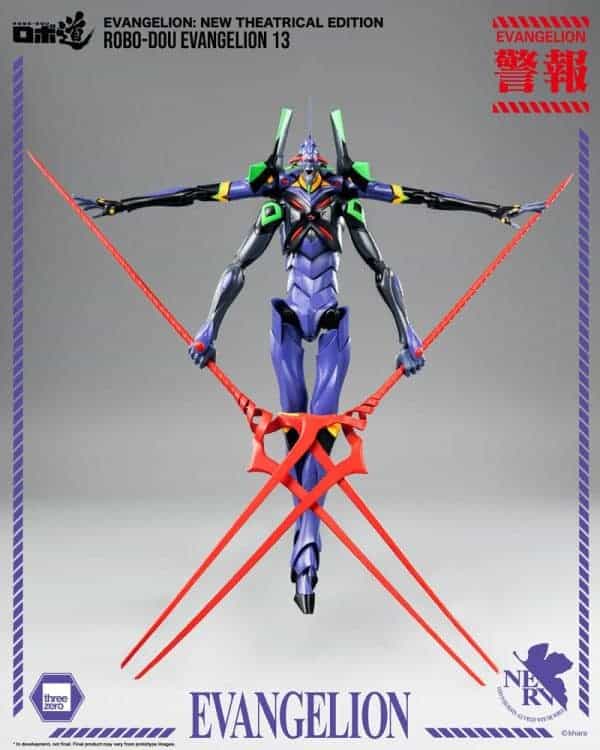 Evangelion: New Theatrical Edition Robo-Dou Action Figure Evangelion 13 28 cm - Afbeelding 12
