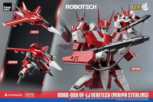 Robotech Action Figure ROBO-DOU VF-1J Veritech (Miriya Sterling) 20 cm - Afbeelding 15