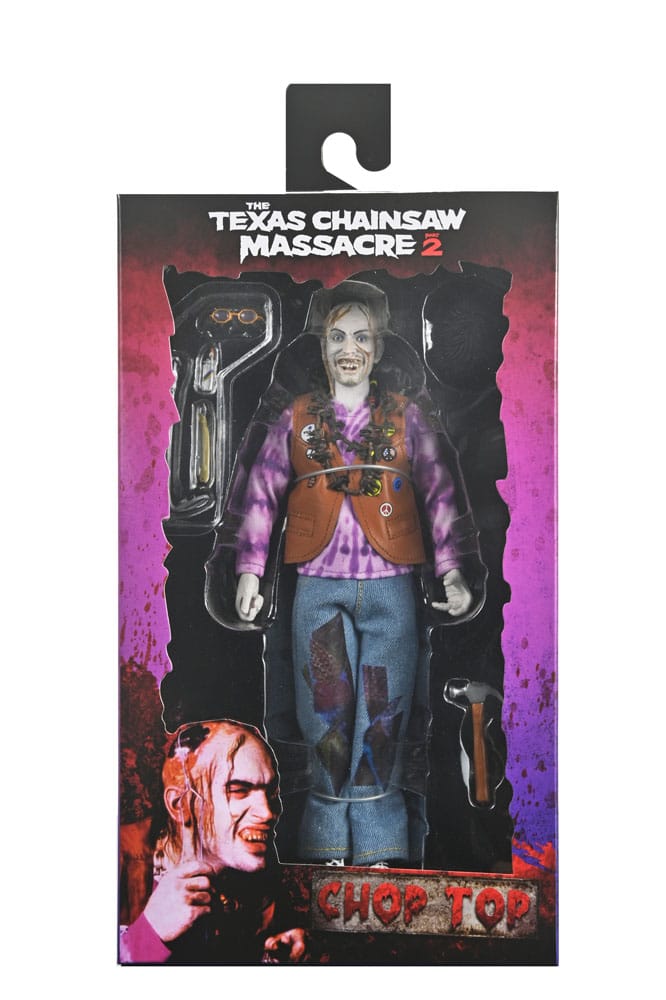 Texas Chainsaw Massacre 2 Clothed Action Figure Chop Top 20 cm